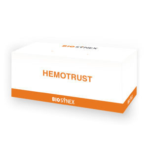 Kit de teste para oncologia - HEMOTRUST - BIOSYNEX - de hemoglobina / de fezes / cassete