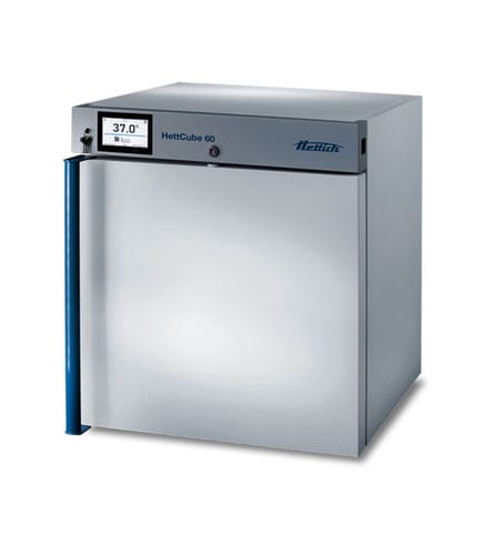 Incubadora de laboratório de convecção natural - HettCube 60 - Andreas HETTICH GmbH & Co.KG - microbiológica / com 1 porta