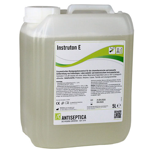 Desinfetante para instrumentos cirúrgicos - INSTRUTON E - ANTISEPTICA - para endoscópios / líquido / 5.000 ml