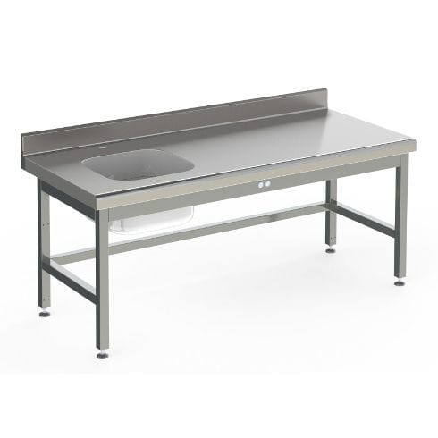 Bancada técnica de laboratório com pia - THVH - ARCANIA DEPARTMENT SOFINOR - em inox