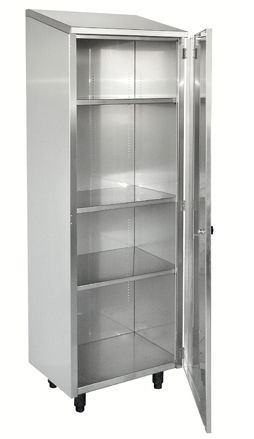 Armário para hospital - MAT - ARCANIA DEPARTMENT SOFINOR - com portas de abrir / em aço inoxidável / com 2 portas