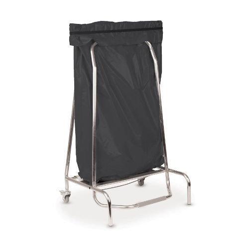 Suporte para saco de lixo - CPB11 - ARCANIA DEPARTMENT SOFINOR - com rodízios / em aço inoxidável