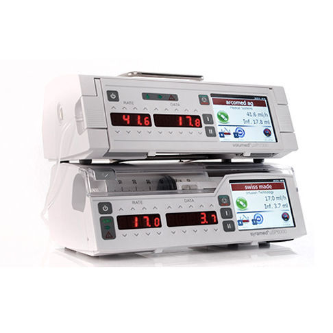 Bomba de seringa para anestesia - Syramed®µSP6000 Chroma - Arcomed AG Medical Systems - de 1 via / PCA / TCI