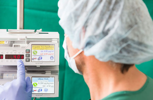 Bomba de seringa para anestesia - Volumed®µVP7000 Chroma  - Arcomed AG Medical Systems - de 1 via / TIVA