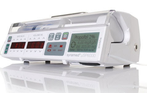 Bomba de seringa para anestesia - Syramed®µSP6000 Premium  - Arcomed AG Medical Systems - de 1 via / TCI / com conexão sem fio