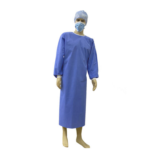 Capote cirúrgico unissexo - NB 0197 - Panther Healthcare - respirável / azul