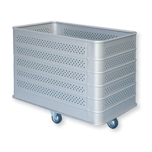 Carrinho para roupa suja - BA 20 F 1-2-1 - Alvi - médico-hospitalar / de transporte / com compartimento grande