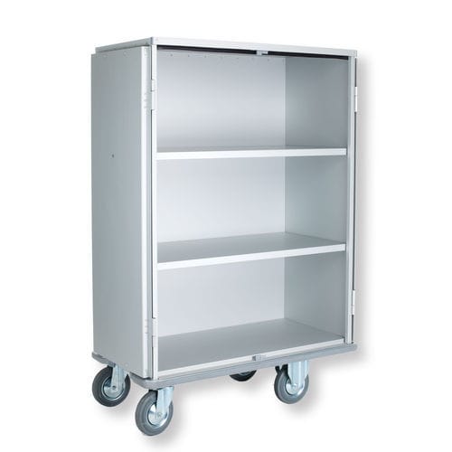 Armário para roupa lavada - 1550 CR - Alvi - de transferência / com rodízios / com prateleiras