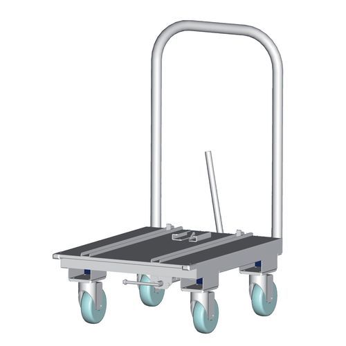 Carrinho hospitalar - SY 5010/1 - Alvi - para uso geral / de transporte / em aço inoxidável