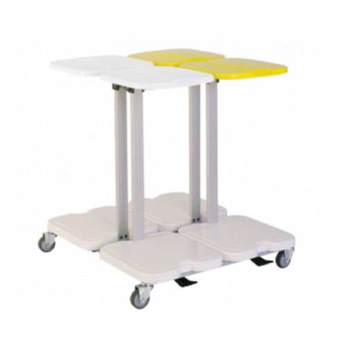Carrinho para roupa suja - 3846 CR - Alvi - médico-hospitalar / de transporte / com pedal