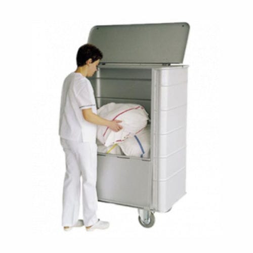 Carrinho para roupa suja - 2050 CR - Alvi - para hospital / de transporte / de acondicionamento