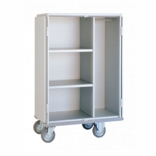 Armário para roupa - 1580 CR - Alvi - com porta de abrir / com prateleiras / com rodízios