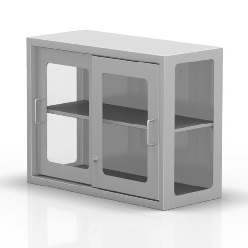 Armário para hospital - 2-289 - ALVO Medical - com prateleiras / com portas de correr / em aço inoxidável