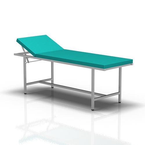 Mesa de exame manual - 2-061 - ALVO Medical - com altura fixa / de 2 seções / verde