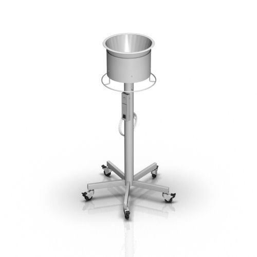 Suporte de cuba para assepsia com rodízios - 2-033-4 - ALVO Medical - em aço inoxidável / com aquecimento