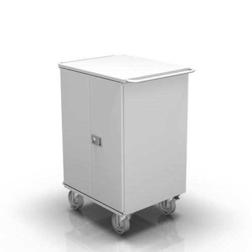 Carrinho para material estéril - 2-500 - ALVO Medical - de transporte / em aço inoxidável / com 2 prateleiras