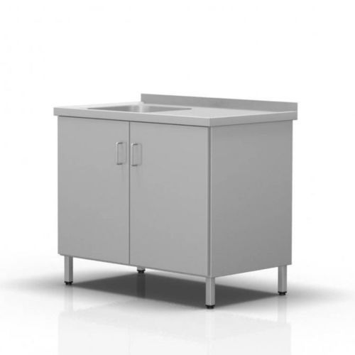 Armário para hospital - 2-299 - ALVO Medical - com porta / com pia / em aço inoxidável