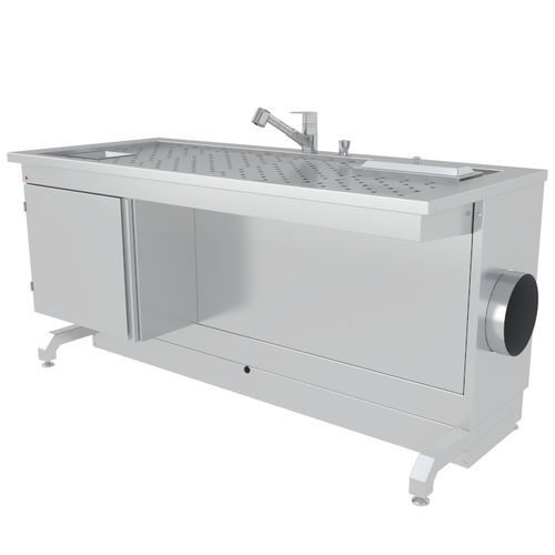 Estação de trabalho para cadáver - N5-500 - ALVO Medical - com pia / compacta / em aço inoxidável