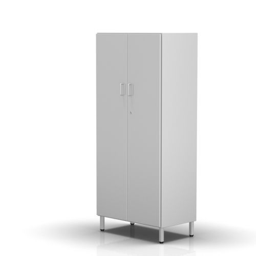 Armário para hospital - 2-260 - ALVO Medical - com prateleiras / com porta / em aço inoxidável