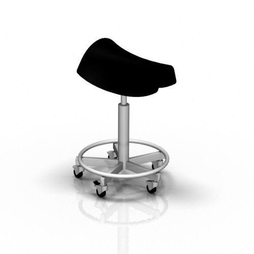 Mocho para consultório médico - 2-046 - ALVO Medical - com altura regulável / com rodízios / em forma de sela