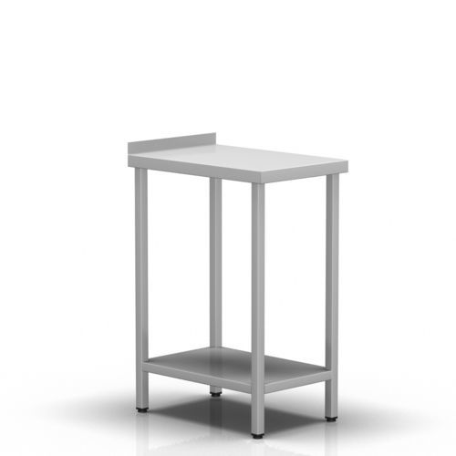 Mesa de trabalho - 2-381 - ALVO Medical - retangular / fixa / em aço inoxidável
