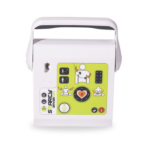 Desfibrilador externo automático - SMARTY SAVER GEO - A.M.I. ITALIA - semiautomático / para espaço público / para uso doméstico
