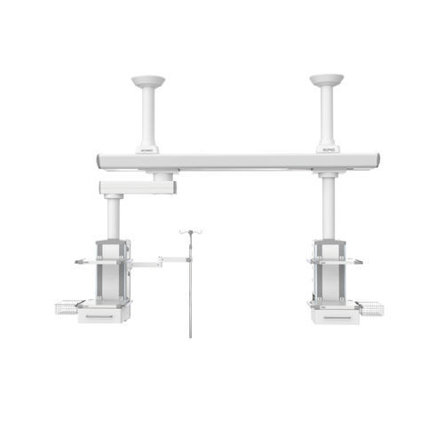 Estativa-pórtico de teto - P6500 - Beijing Aeonmed  - para cuidados intensivos / com prateleiras / com coluna