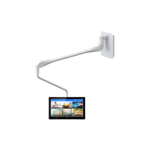 Braço de suporte para monitor de parede - WallArm 500 plus - ConnectedCare GmbH - com ajuste de inclinação / para terminais multimédia / para uso médico