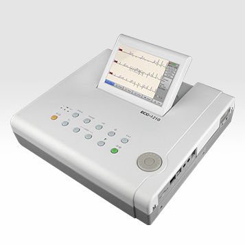 Eletrocardiógrafo para ECG em repouso - ECG-1210 - Biocare   - de 12 canais / digital / com display