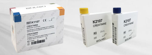 Kit de reagentes para bioquímica - K series - BIOLABO GROUP - em solução / cardíaco / líquido