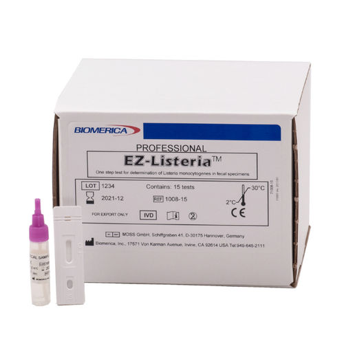 Teste rápido de câncer da próstata - EZ-Listeria™ - BIOMERICA  - para oncologia / de PSA / de Listeria monocytogenes