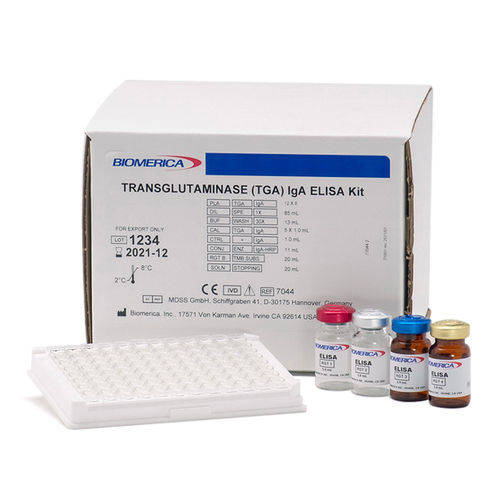 Kit de teste de doença celíaca - 7044 - BIOMERICA  - de imunoglobulinas A / de soro / ELISA