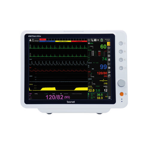 Monitor multiparamétrico veterinário - BM7Vet Elite - Bionet   - portátil / compacto / de cabeceira