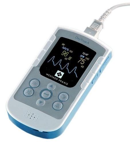 Oxímetro de pulso portátil - OxyTrue® A - Bluepoint MEDICAL - compacto / médico-hospitalar / com sensor separado