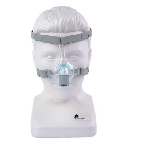 Máscara de ventilação nasal - N5+ - BMC Medical - não invasiva / para terapia CPAP / transparente