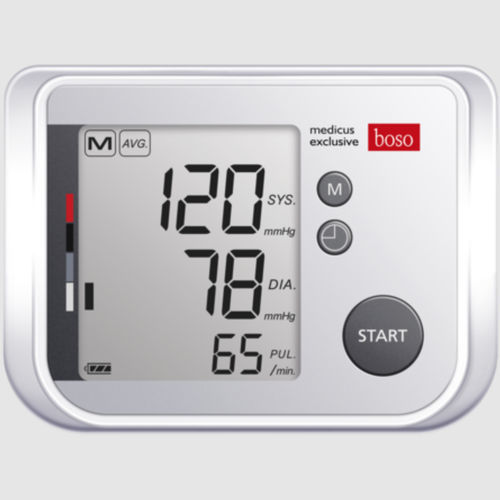 Medidor digital de pressão arterial oscilométrico - medicus exclusive - Boso, Bosch + Sohn - automático / com bateria recarregável / com braçadeira para adulto