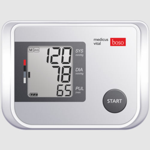 Medidor digital de pressão arterial oscilométrico - medicus vital - Boso, Bosch + Sohn - automático / com bateria recarregável / com braçadeira para adulto