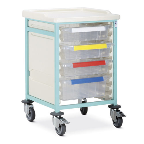 Carrinho hospitalar - CTM1/08 series - Bristol Maid Hospital Metalcraft - para uso geral / para aparelho / multifuncional