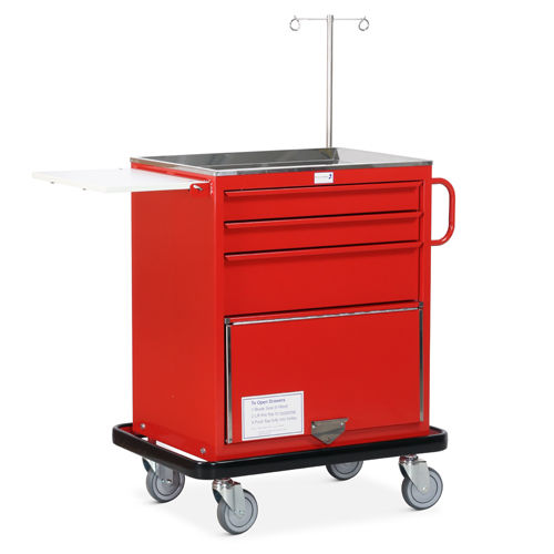 Carrinho hospitalar - WT250 - Bristol Maid Hospital Metalcraft - de emergência / cirúrgico / para uso geral