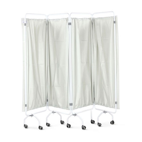 Biombo hospitalar móvel - MS/C4  - Bristol Maid Hospital Metalcraft - dobrável / 4 painéis / para quarto de hospital