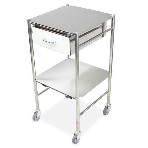 Carrinho para curativos - DUS/R  - Bristol Maid Hospital Metalcraft - em aço inoxidável / com gavetas / com cesto
