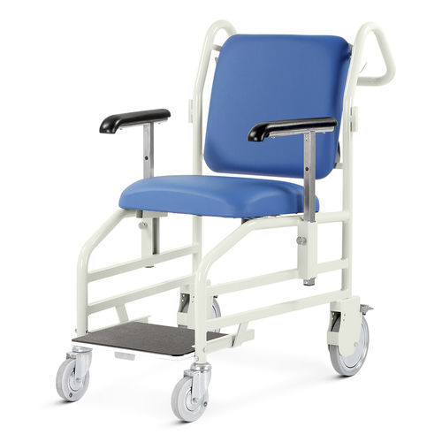Cadeira de transferência de paciente para ambiente interno - G/305/FS series - Bristol Maid Hospital Metalcraft - para ambiente externo / empilhável / com apoio para pernas