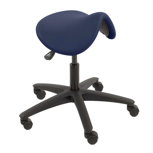 Mocho para estabelecimento de saúde - 5TS/SA series - Bristol Maid Hospital Metalcraft - pneumático / em forma de sela / preto