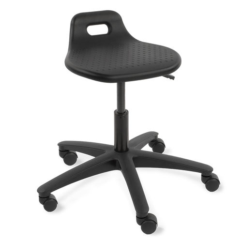 Mocho para estabelecimento de saúde - 5TS/PE/PU  - Bristol Maid Hospital Metalcraft - com altura regulável / pneumático / com rodízios