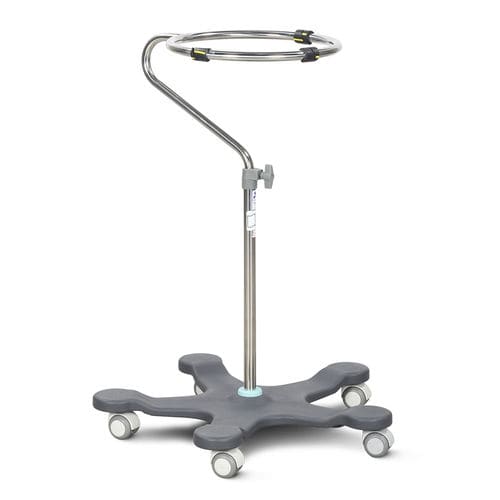 Suporte de cuba para assepsia com rodízios - BO/P/VS/SP  - Bristol Maid Hospital Metalcraft - em aço inoxidável