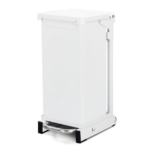 Lixeira em plástico - BR075/WHL - Bristol Maid Hospital Metalcraft - em aço inoxidável / com rodízios / com pedal