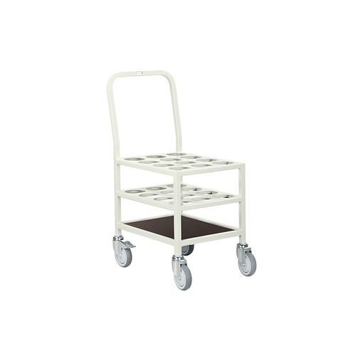 Carrinho hospitalar - CYT/DE12 - Bristol Maid Hospital Metalcraft - para aparelho / para dispositivos médicos / para cilindro de gás