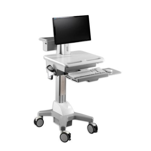 Carrinho para computador com altura regulável - 5AL/CC/A/VM - Bristol Maid Hospital Metalcraft