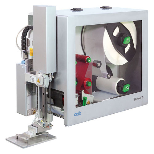 Impressora de etiquetas - Hermes C - cab Produkttechnik - de transferência térmica / em tempo real / de 2 cores