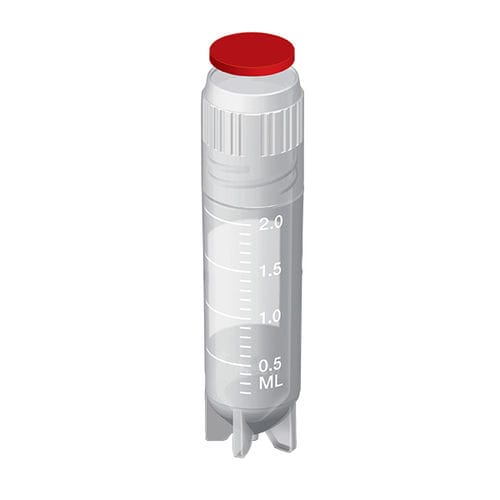 Tubo de ensaio criogênico - Expell  - Capp - para laboratório / cilíndrico / em polipropileno